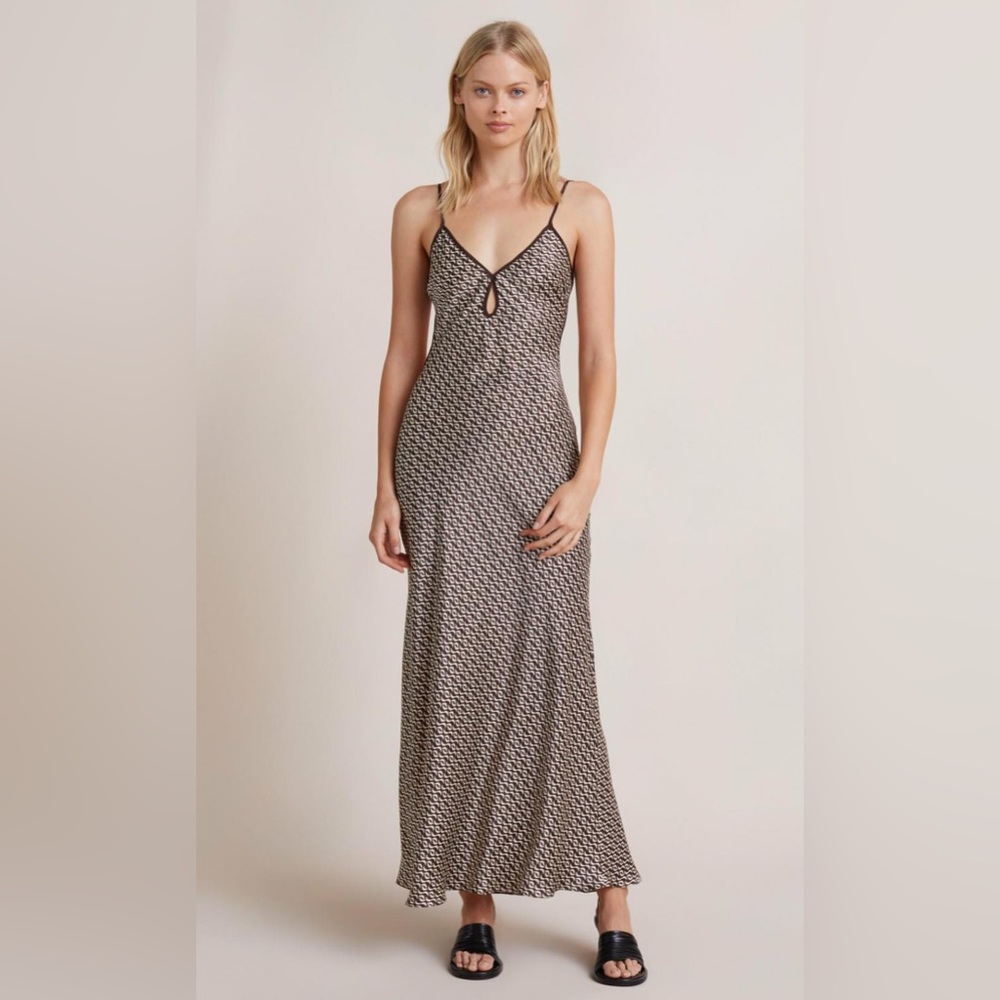 Bec + Bridge NWT Amber V Neck Maxi Dress In Granada Geo US size 6